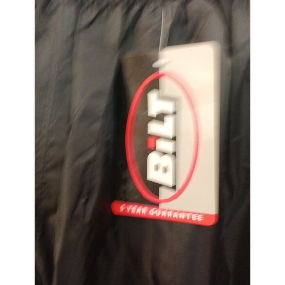 Nwt Men's Bilt Black Monsoon Over Pant Elastic Waist Water Resistant Medium - Picture 4 of 9